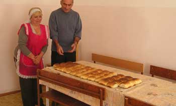 Frisches Brot in Karabakh